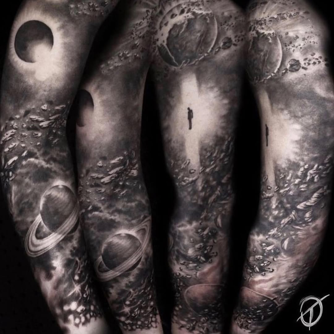 Tattoo by @shadesofpain1992 — realism, black_and_grey