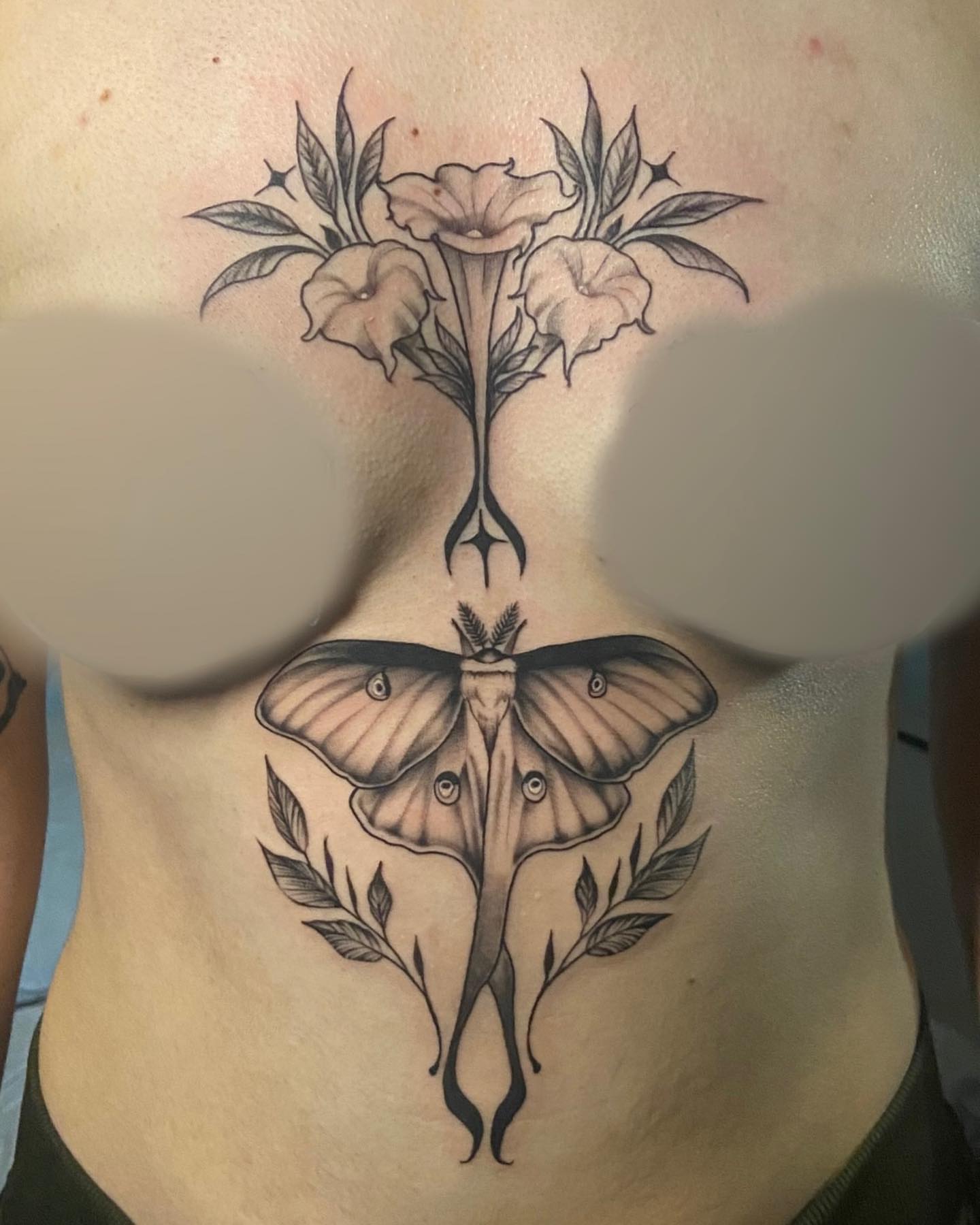 Tattoo by @thora_lorelei — black_and_grey, ornamental