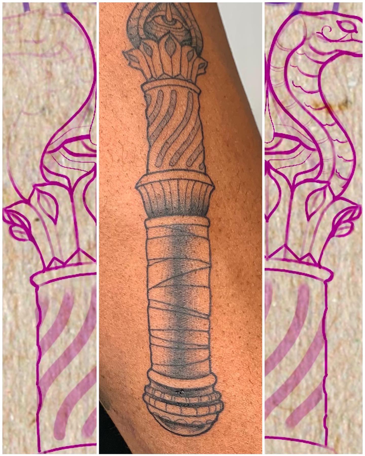 Tattoo by @lvl40lich — black_and_grey