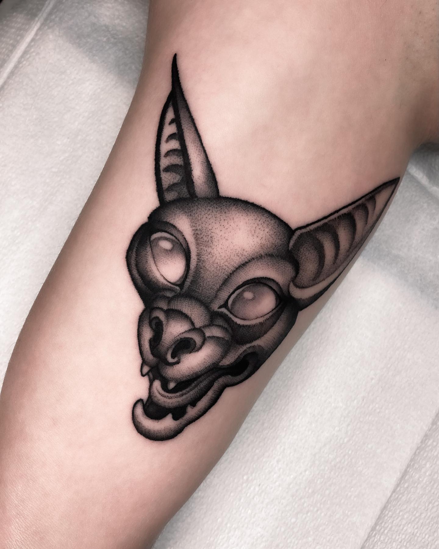 Tattoo by @kairo.tattooer — dotwork