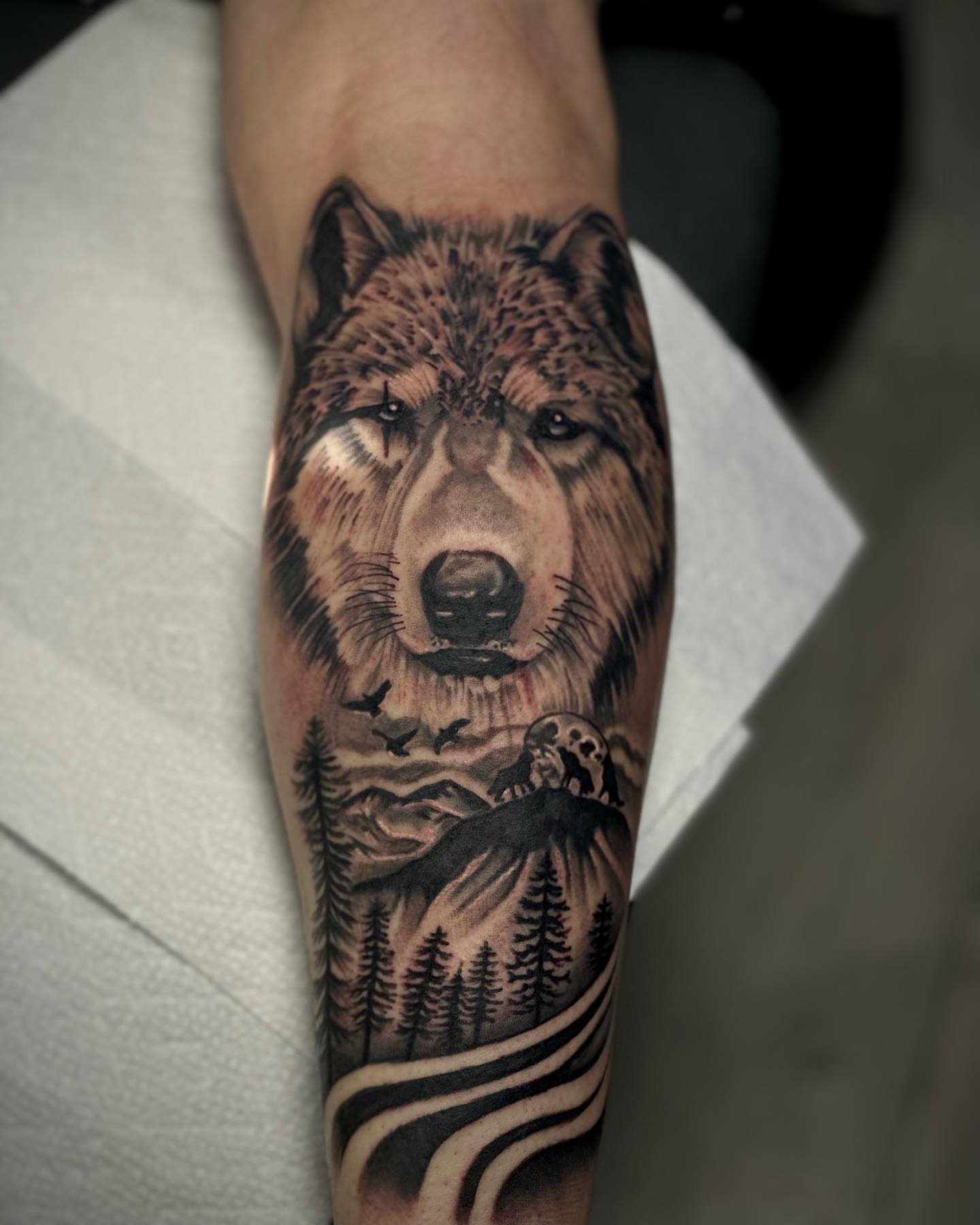 Tattoo by @pbzkillenem β realism, black_and_grey