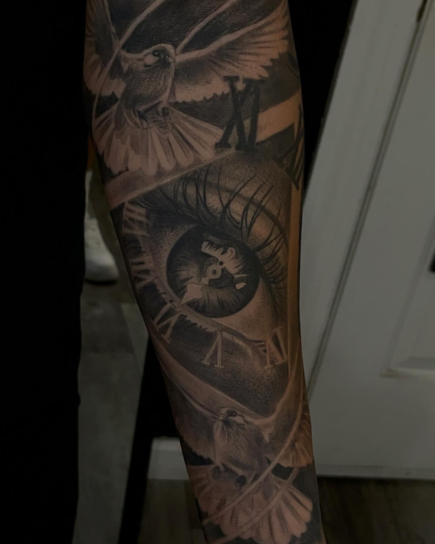 Tattoo by @_ambitiousdreamer β black_and_grey, realism