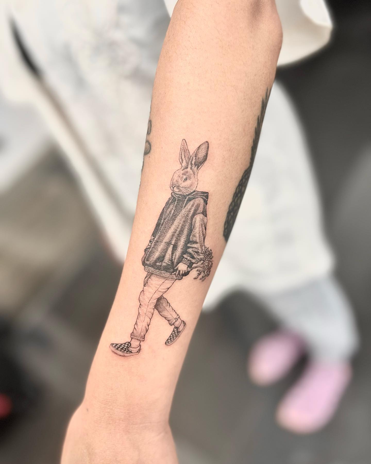 Tattoo by @dcvern_ink — black_and_grey