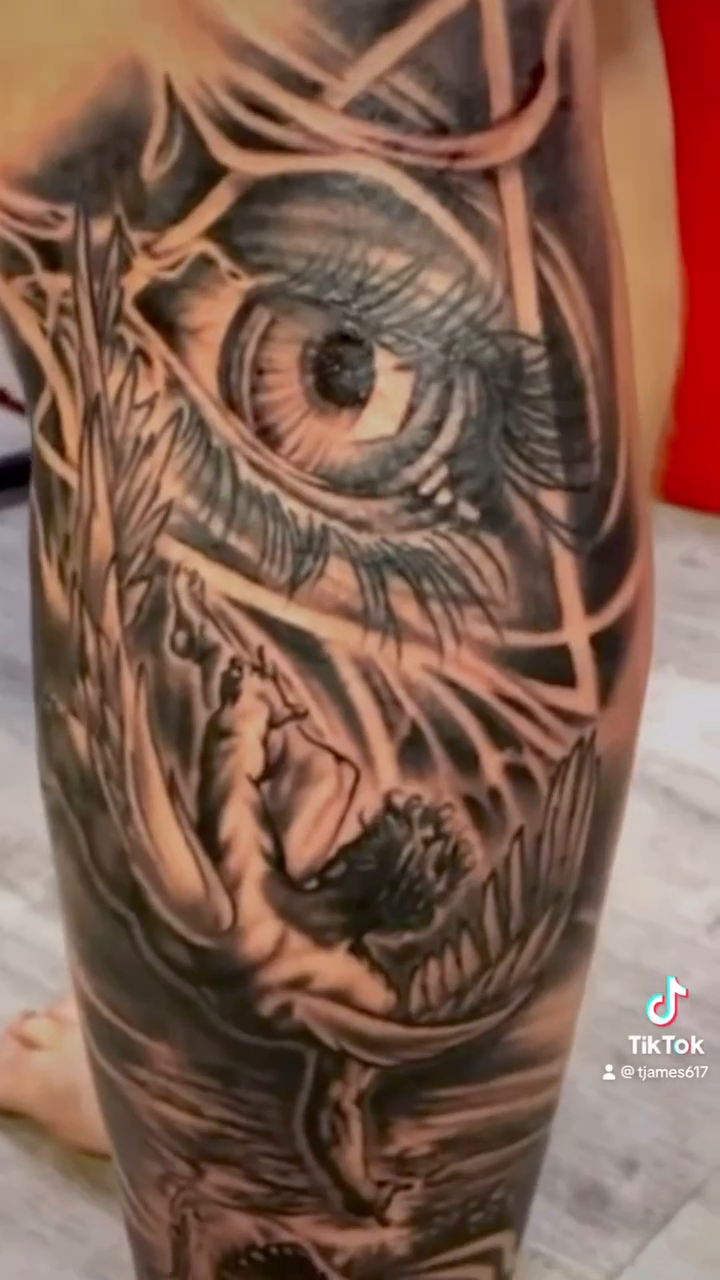 Tattoo by @tattoosbytj617 — realism, dark_realism