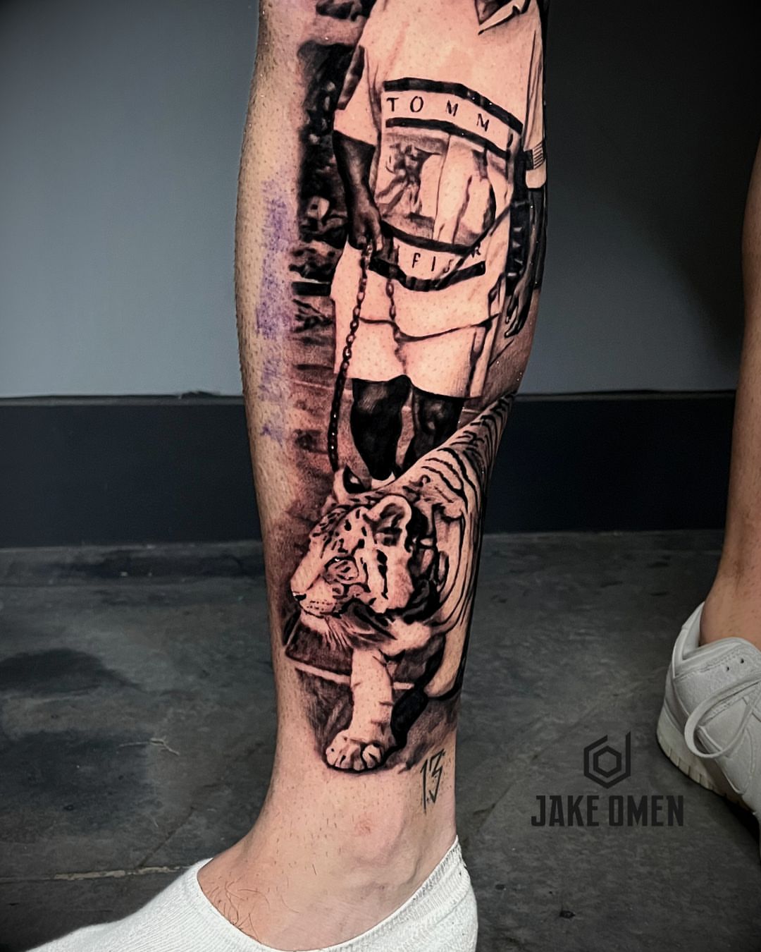 Tattoo by @jakeomen — realism, black_and_grey