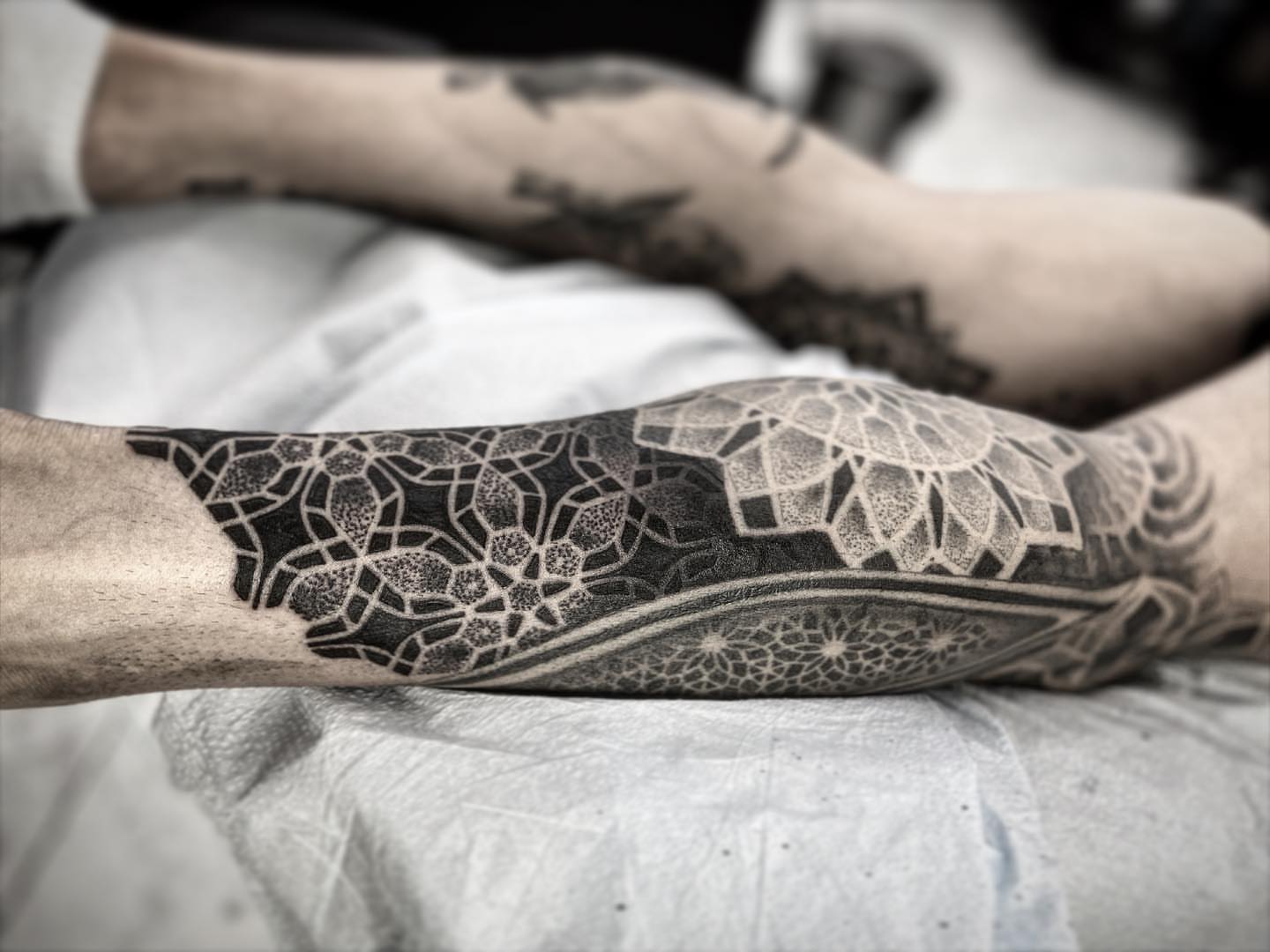 Tattoo by @mastercrae — geometric