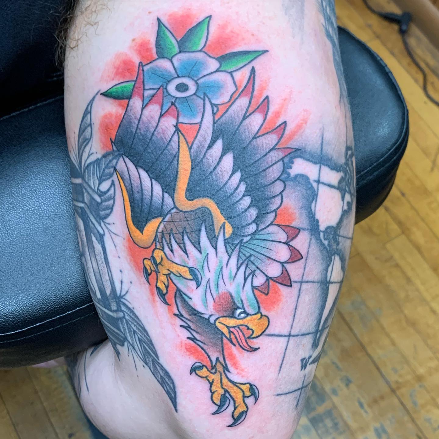 Tattoo by @oldetownescott — american_traditional