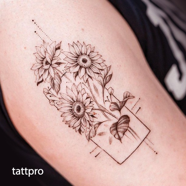 Tattoo by @tattpro — fine_line, black_and_grey