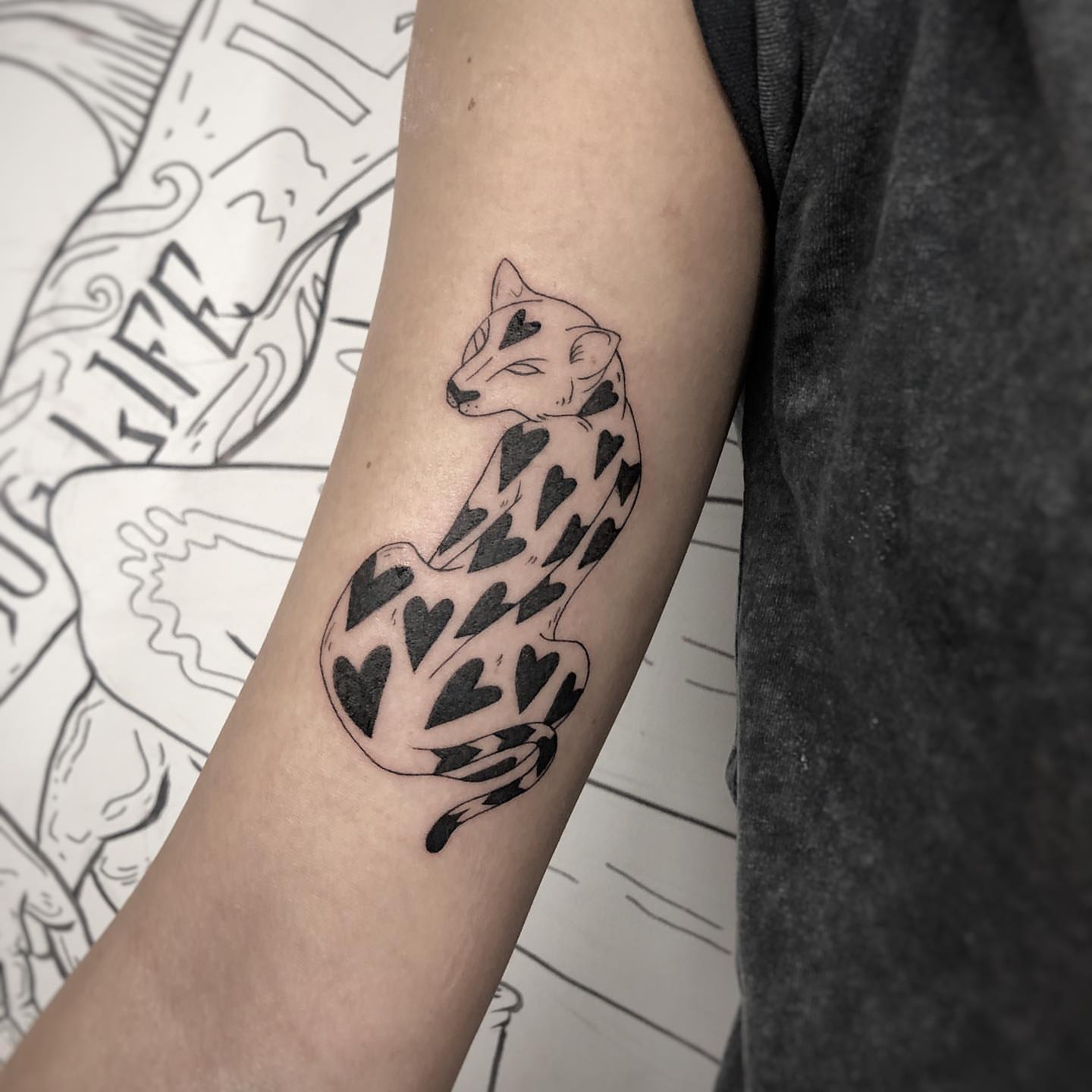 Tattoo by @turned_blue.ink — black_and_grey
