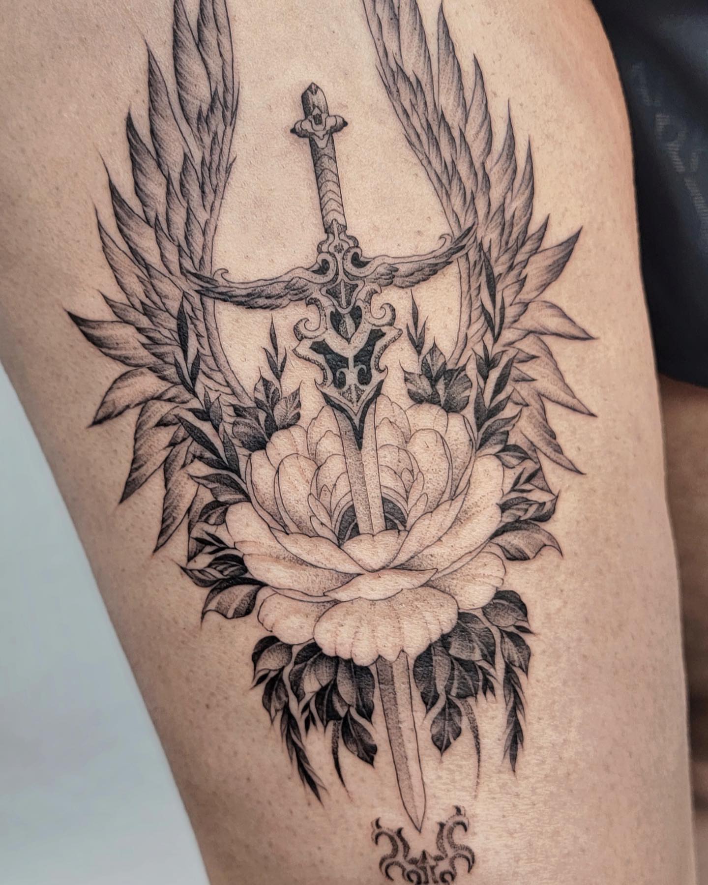Tattoo by @houstontattooartist_miketran — black_and_grey, realism