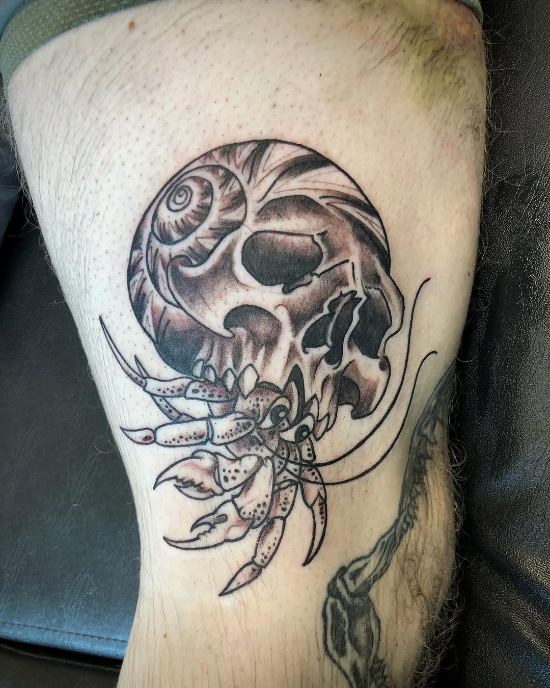 Tattoo by @jonbyrd — american_traditional, black_and_grey