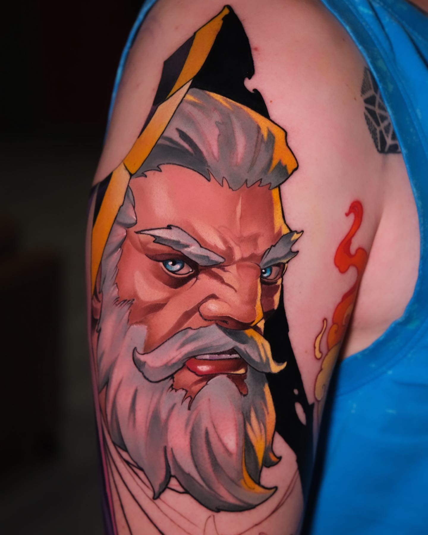 Tattoo by @harleytattooartist — realism, dotwork