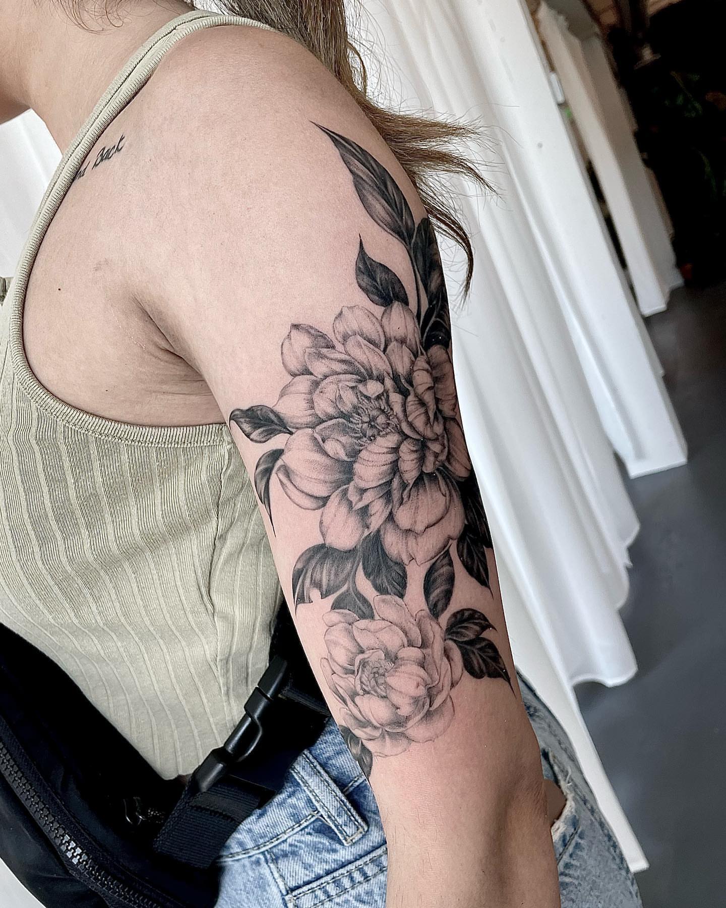 Tattoo by @oori_tattoo — black_and_grey