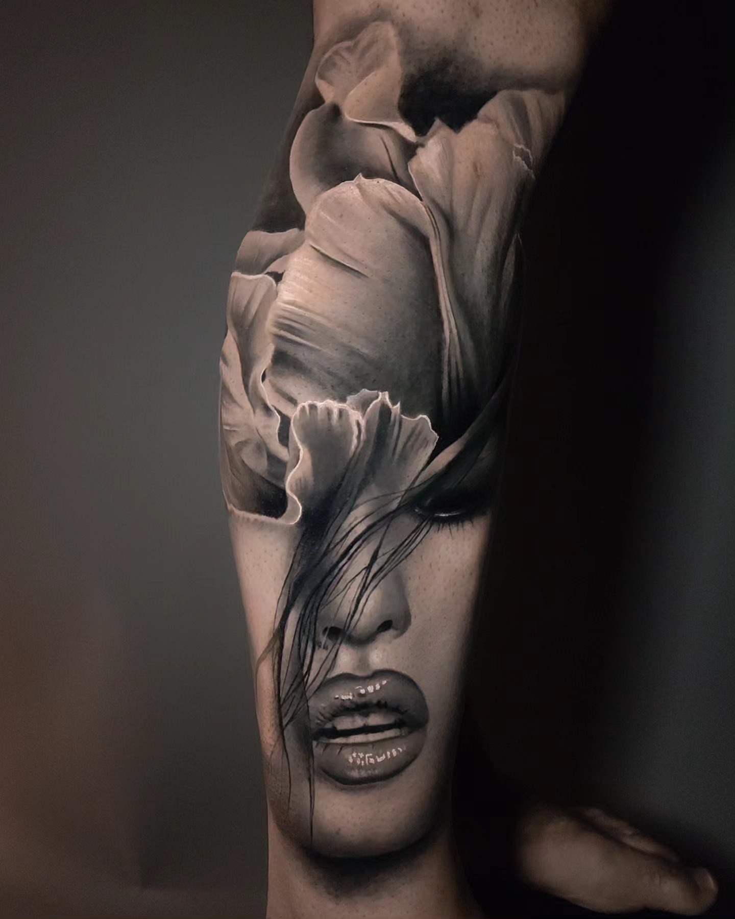 Tattoo by @ladyb.inknart — realism, dark_realism