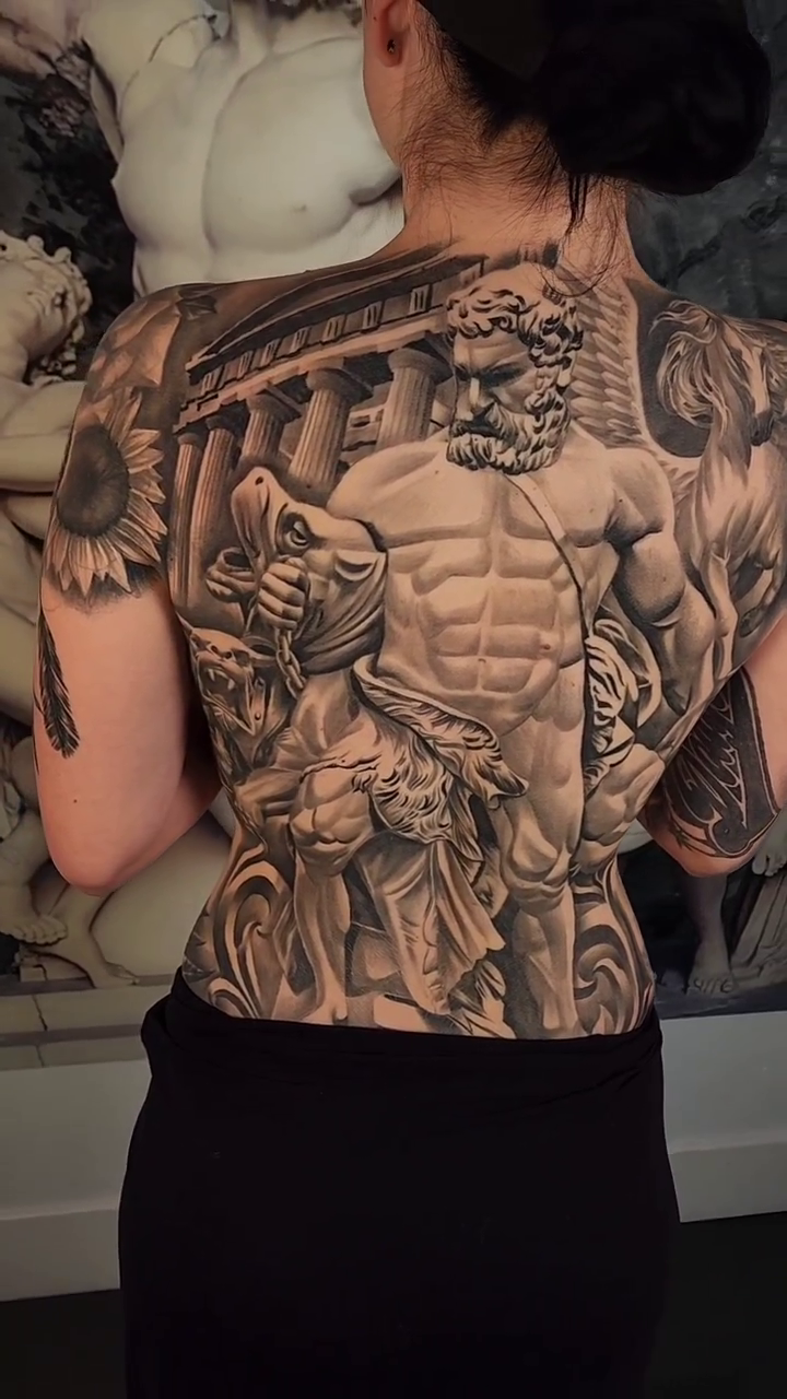 Tattoo by @mager_tattoos — realism, black_and_grey