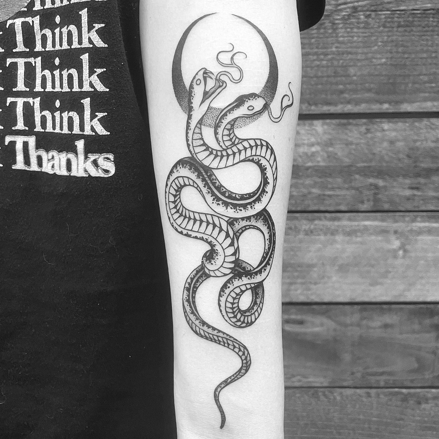 Snake dotwork tattoo on the forearm by โพ ๐
๐ฏ๐ฆ ๐๐ฌ๐ด๐ข๐ฏ๐ฐ โพ