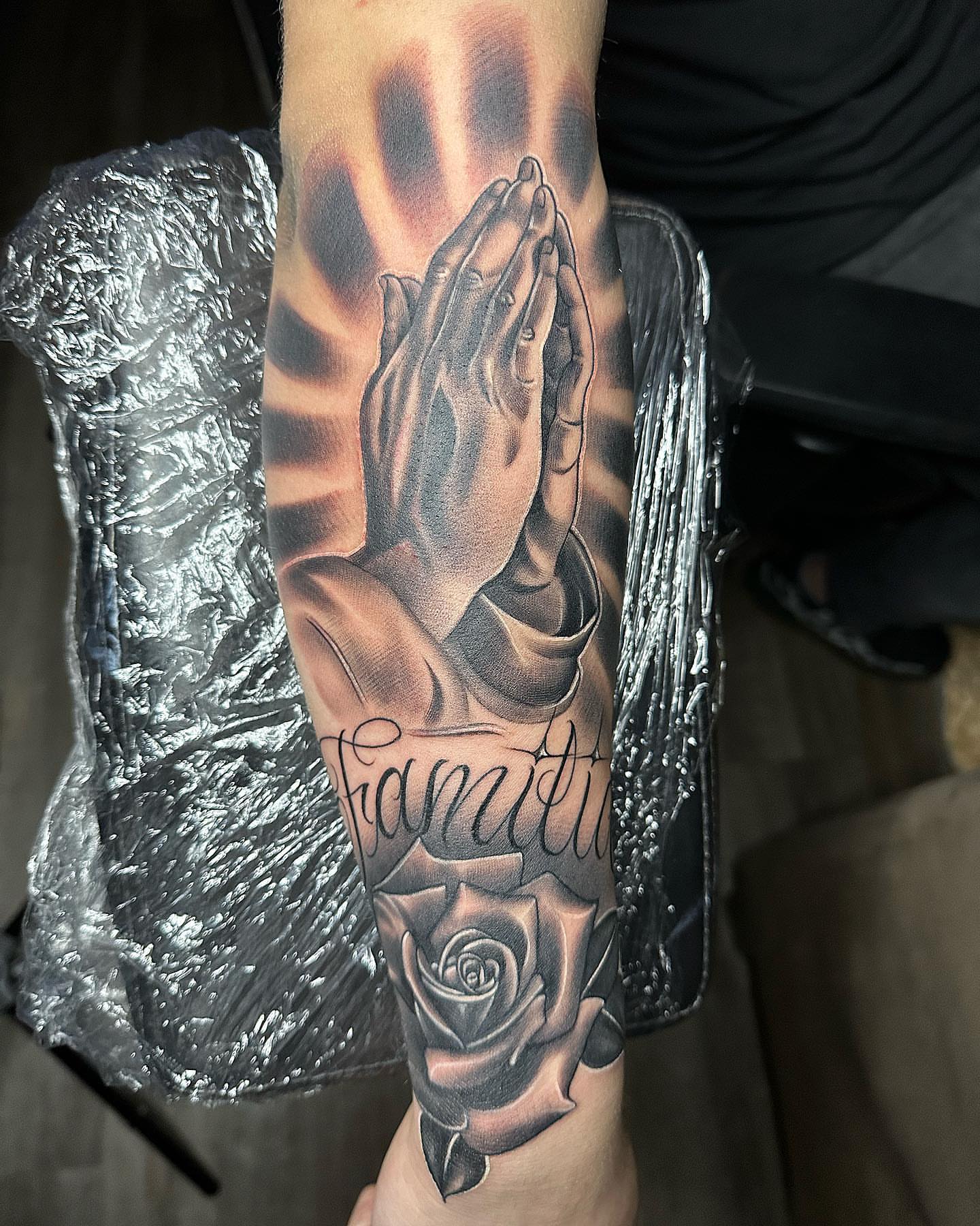 Tattoo by @allbluehundreds — realism, black_and_grey