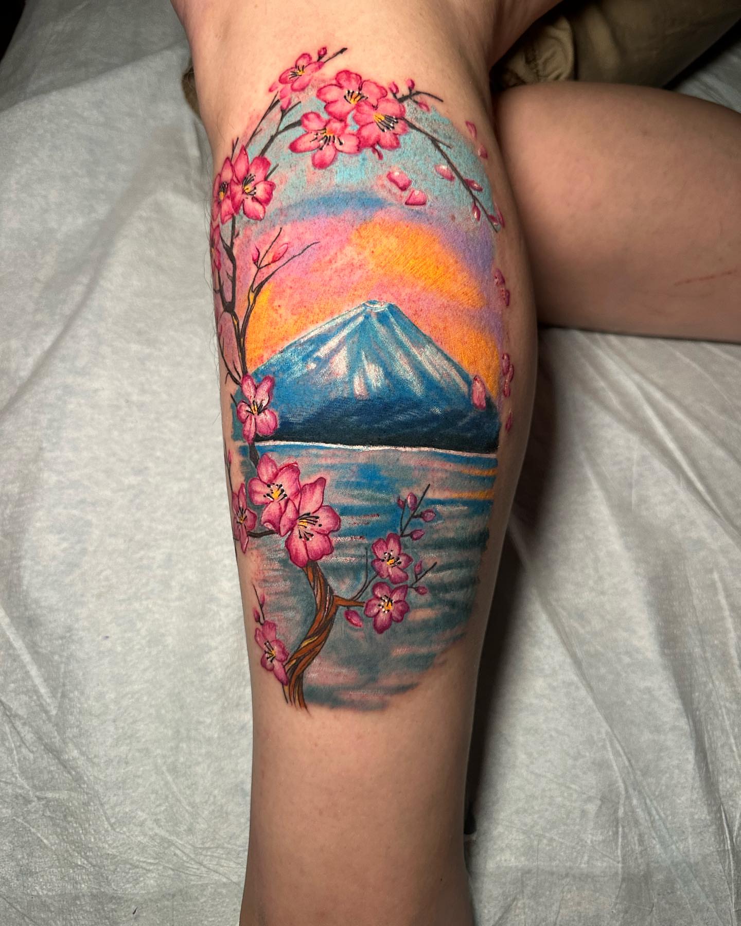 Tattoo by @tattooedwalnut — watercolor, japanese_irezumi
