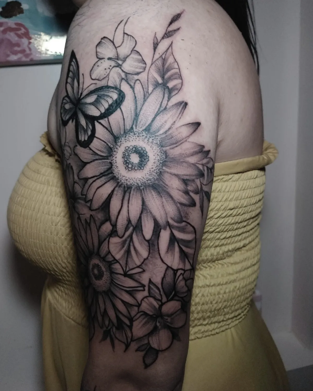 Tattoo by @242_ink — dotwork, black_and_grey