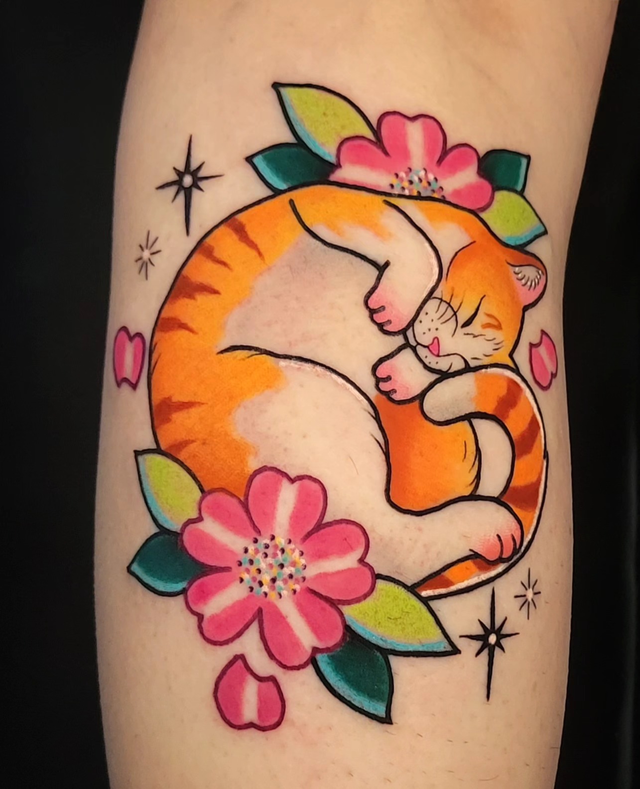 Tattoo by @lovelornpotato — new_school, watercolor