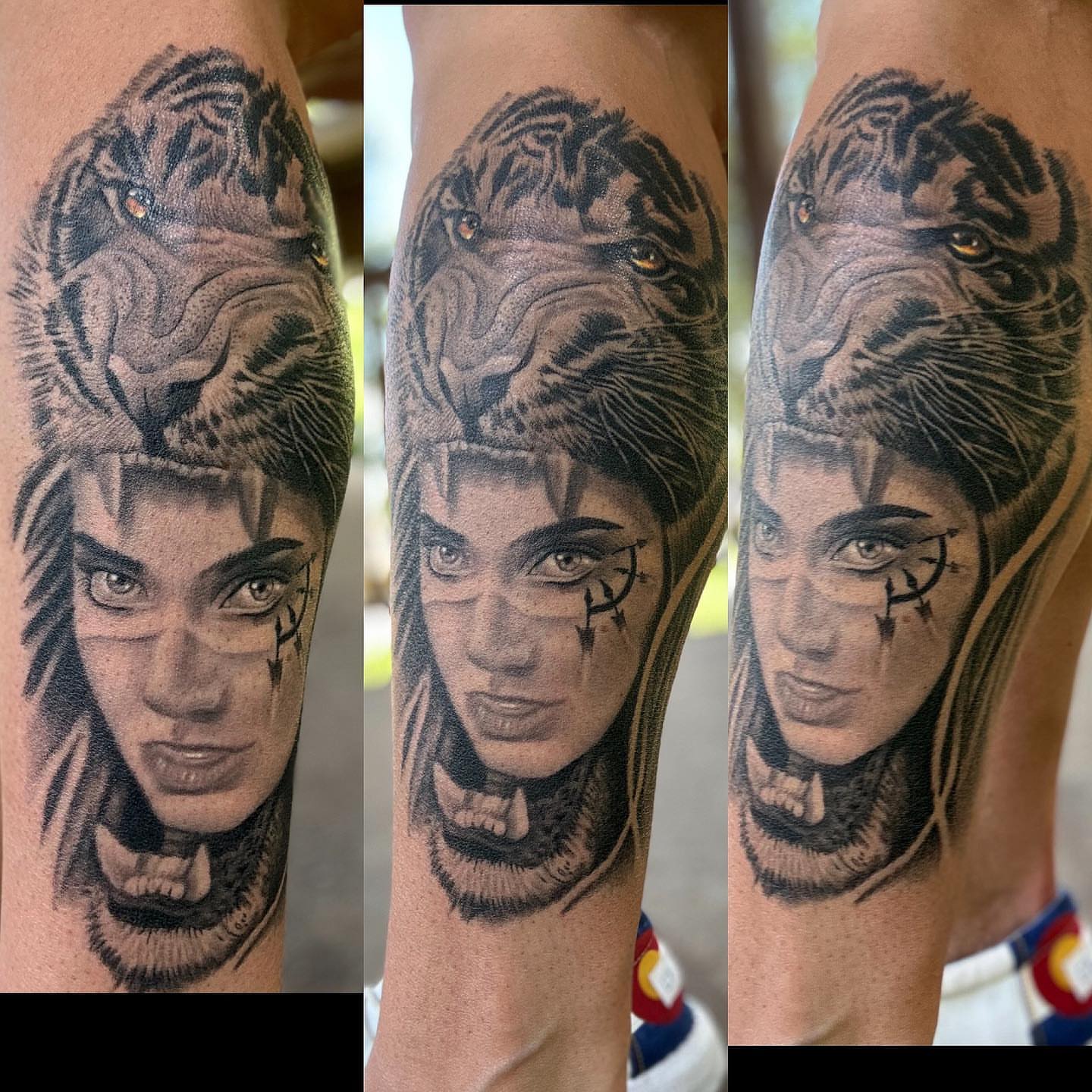 Tattoo by @a5ink — realism, black_and_grey