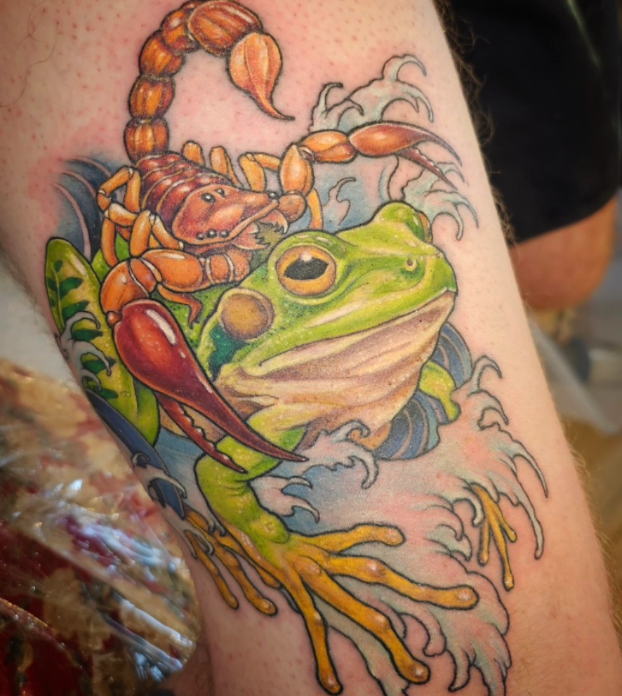 Tattoo by @erinrietzetattoo — realism, watercolor