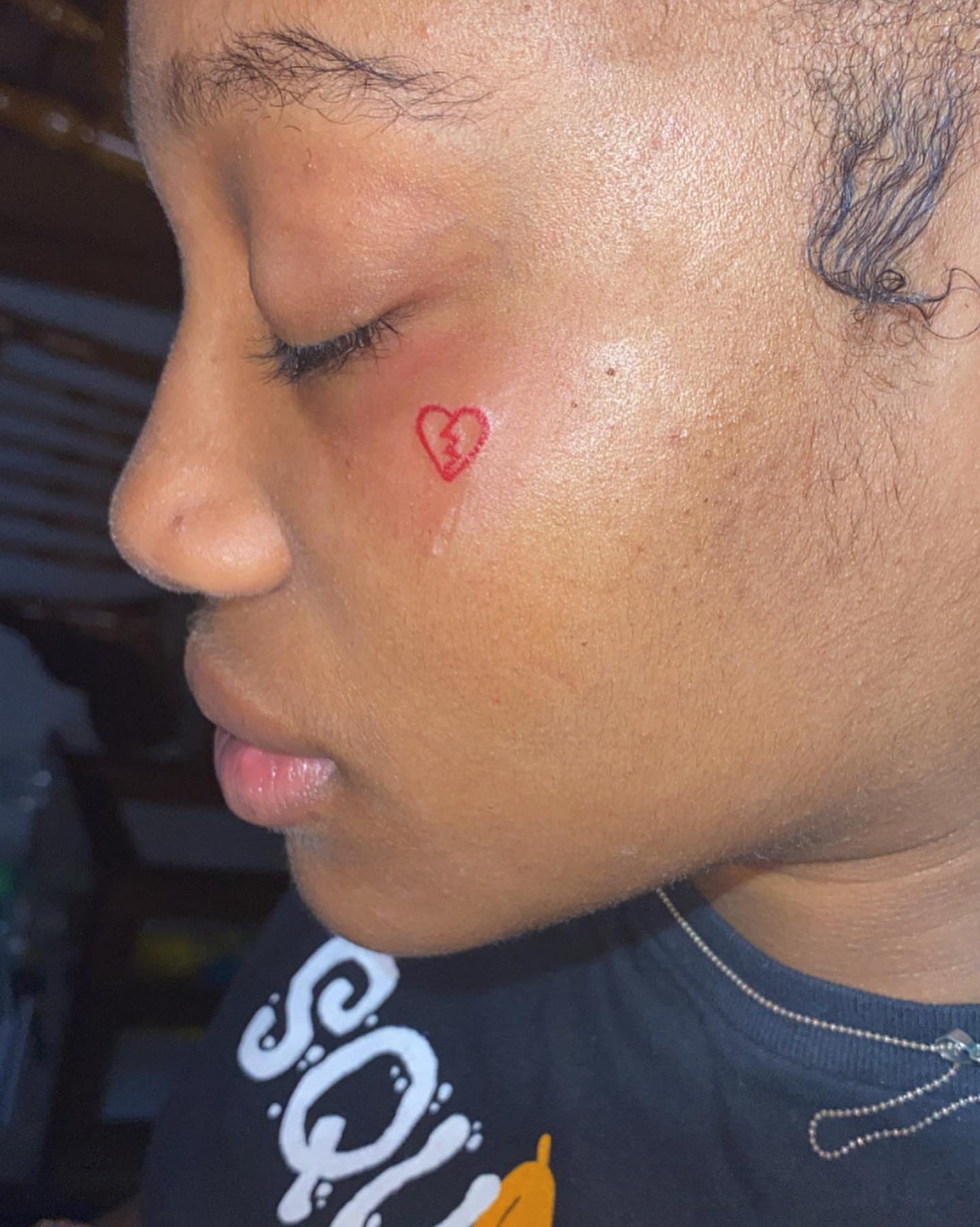 Heart dotwork tattoo by Traveling Tattoo Artist π