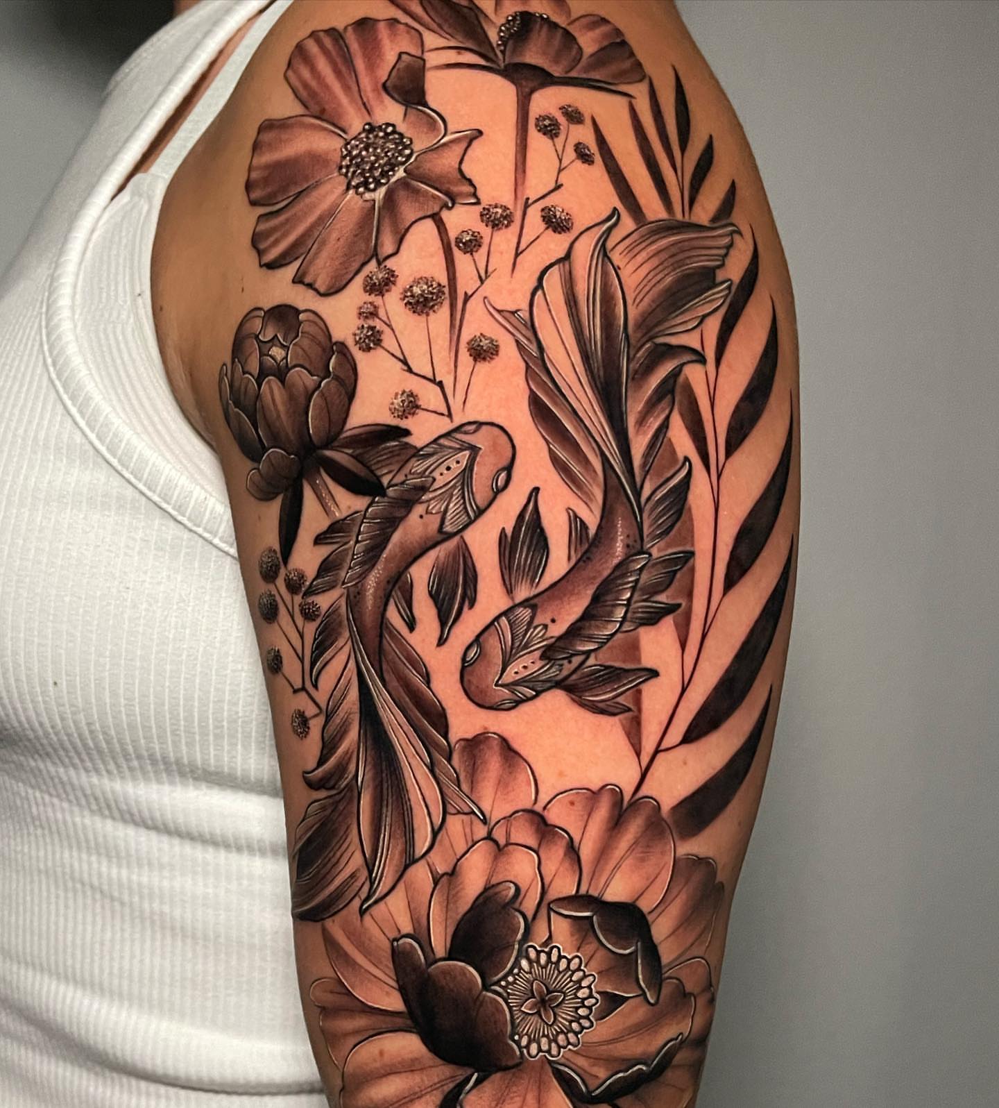 Tattoo by @cuzmatt — black_and_grey