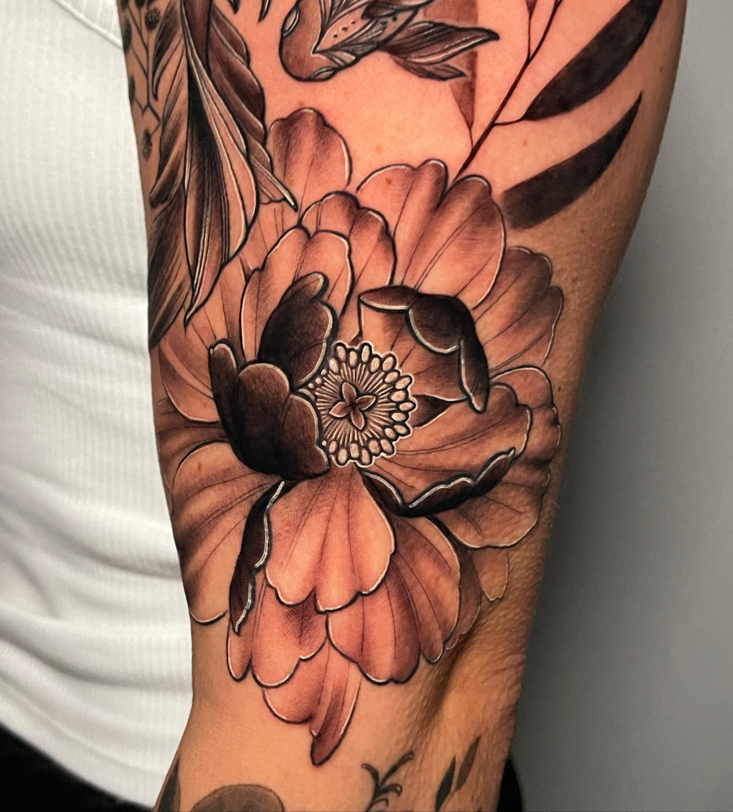 Tattoo by @cuzmatt — black_and_grey