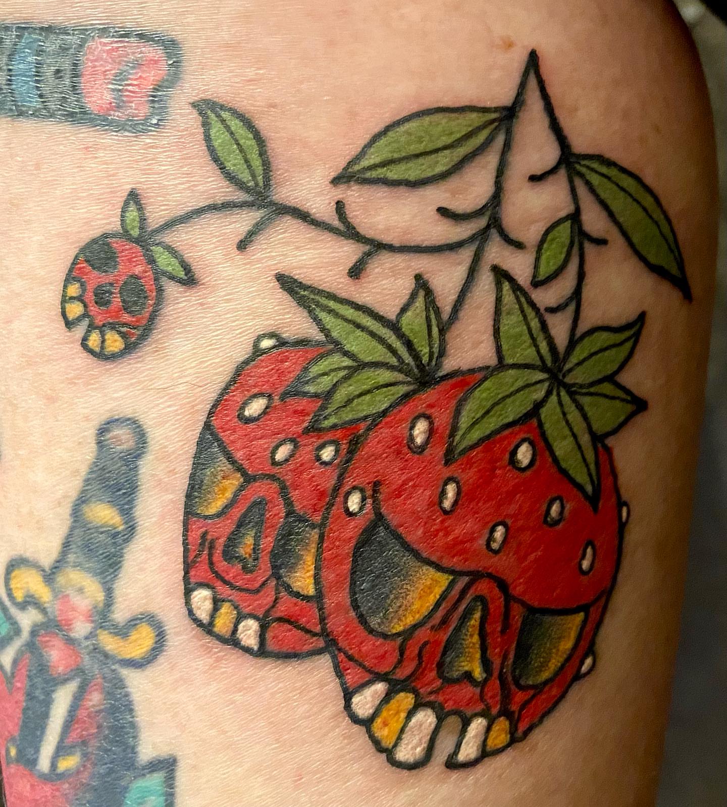 Tattoo by @alligoodtattoo — american_traditional, trash_polka
