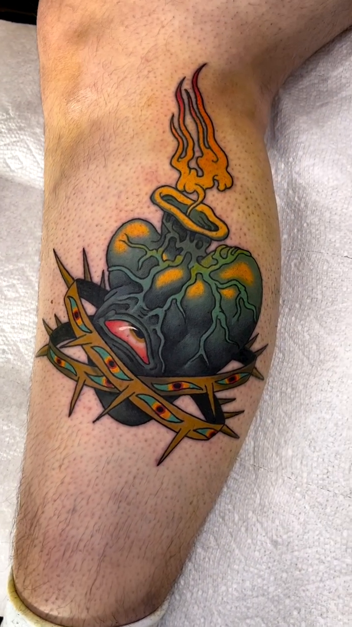 Tattoo by @tattacombs — neo_traditional, black_and_grey
