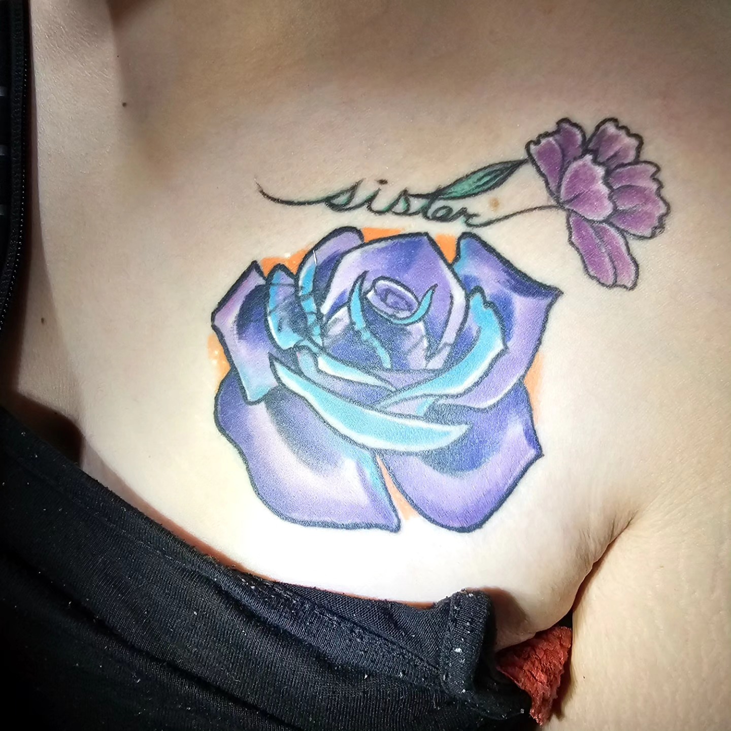 Tattoo by @haileysharpstabs — new_school