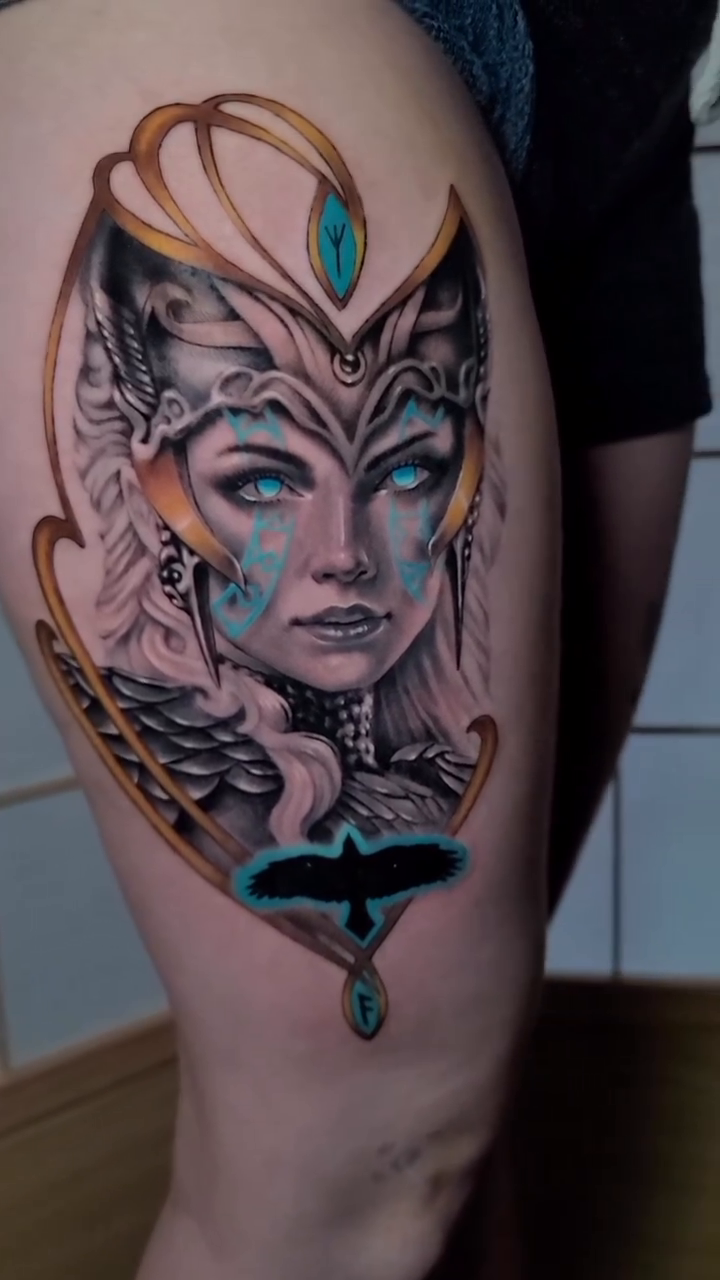 Tattoo by @inkbyrain — realism, black_and_grey