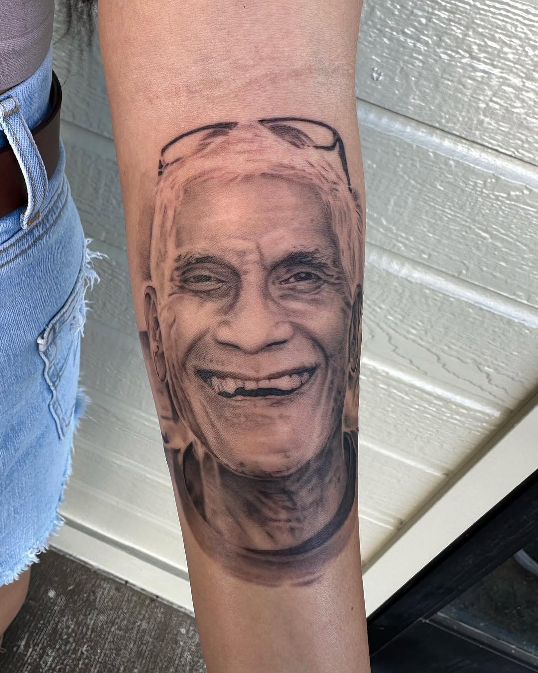 Tattoo by @onespeedtattoo — realism, black_and_grey