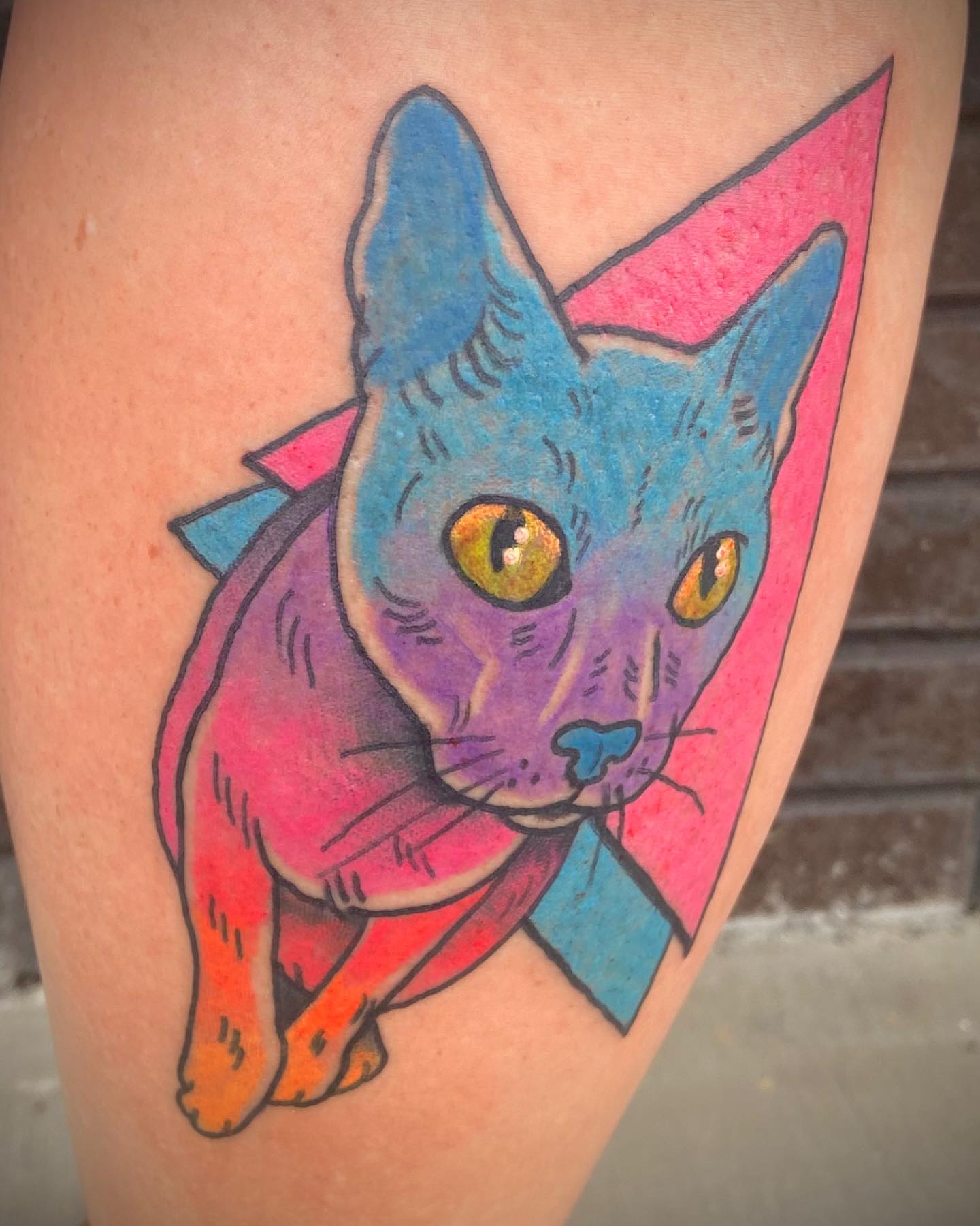 Tattoo by @alligoodtattoo — geometric