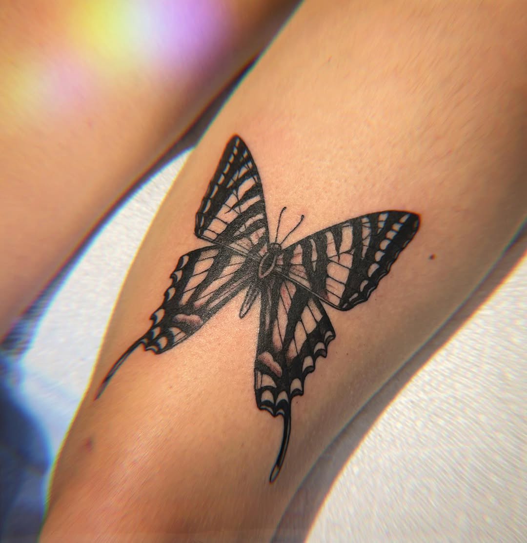 Tattoo by @langley_osborn — black_and_grey, realism