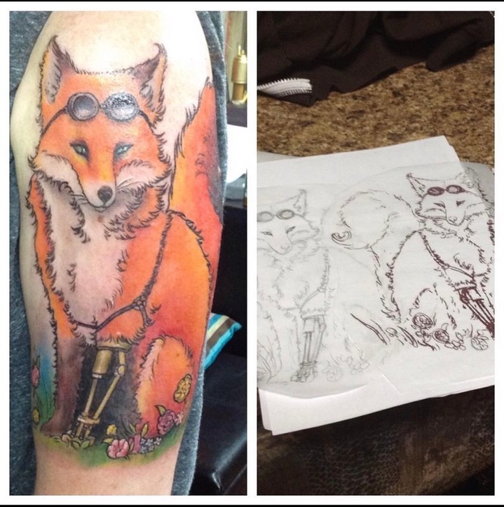 Tattoo by @tattyblasting — realism