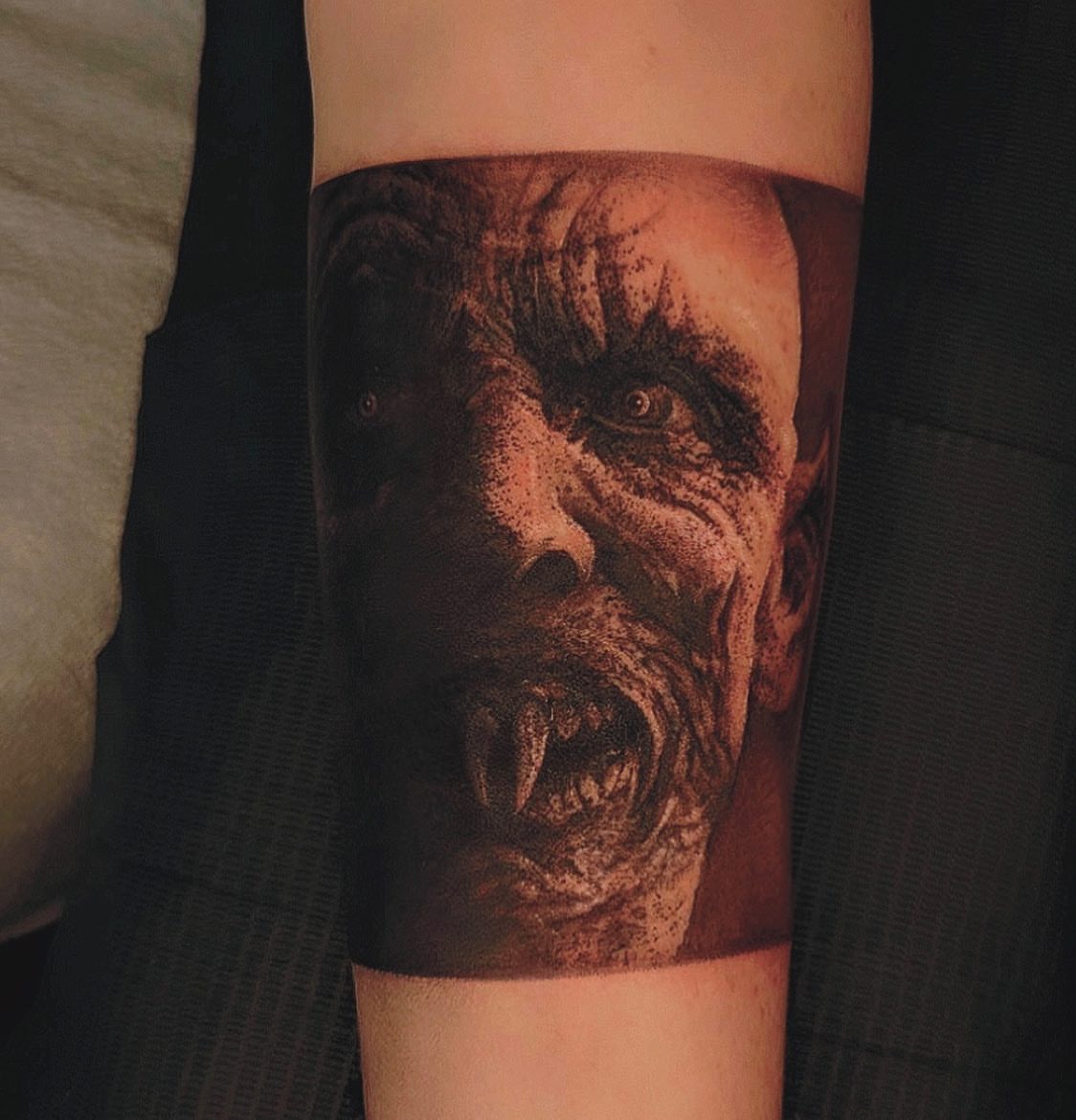Tattoo by @allituttle — dotwork, realism