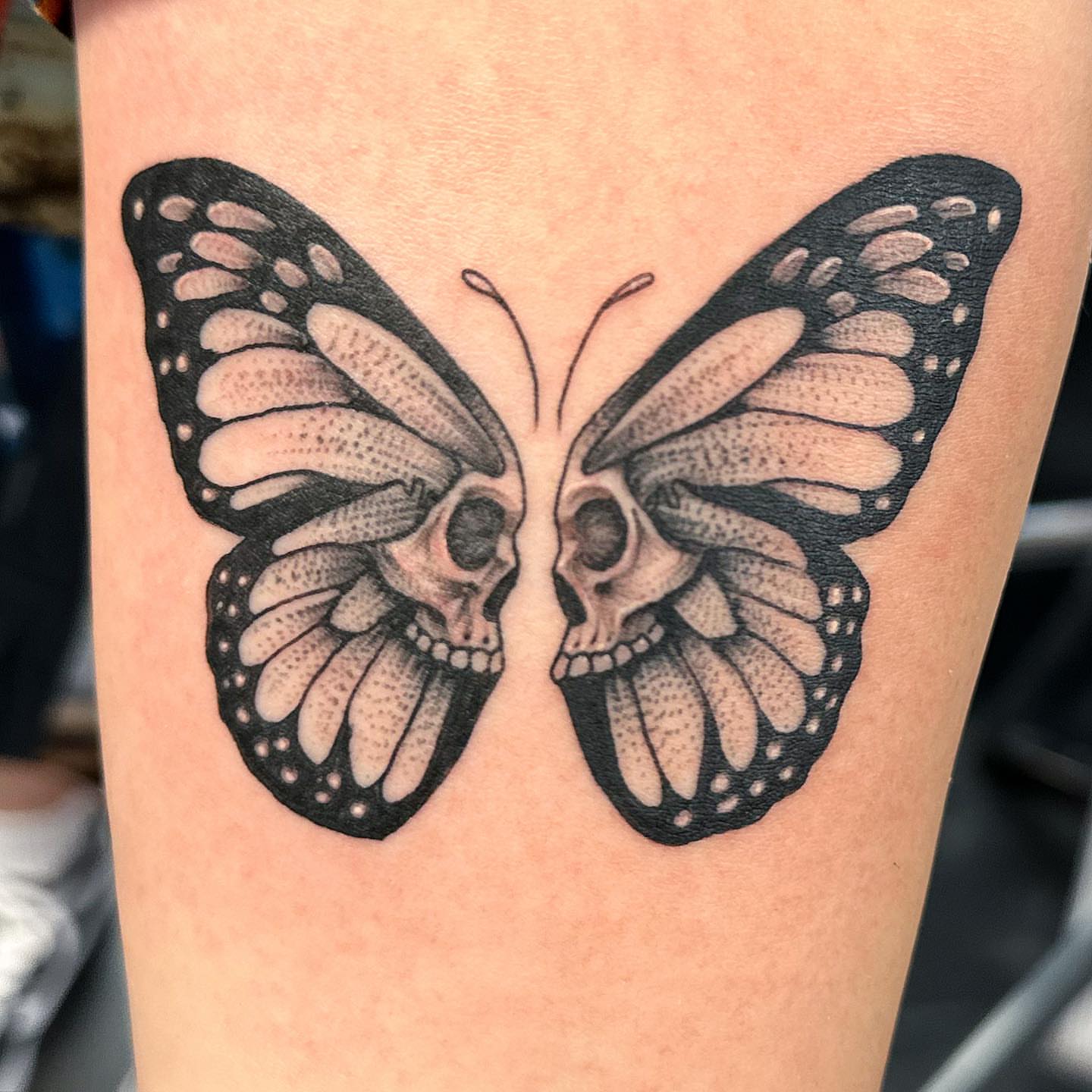 Tattoo by @tattoosbyrzo β dotwork, realism