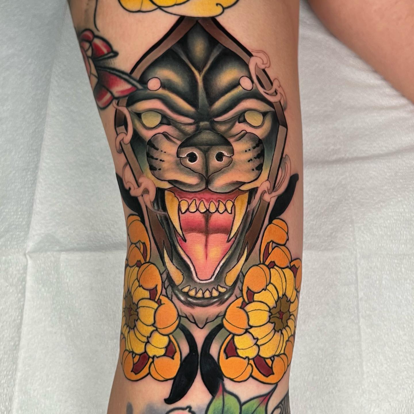 Tattoo by @m.truthtattoos β american_traditional, japanese_irezumi
