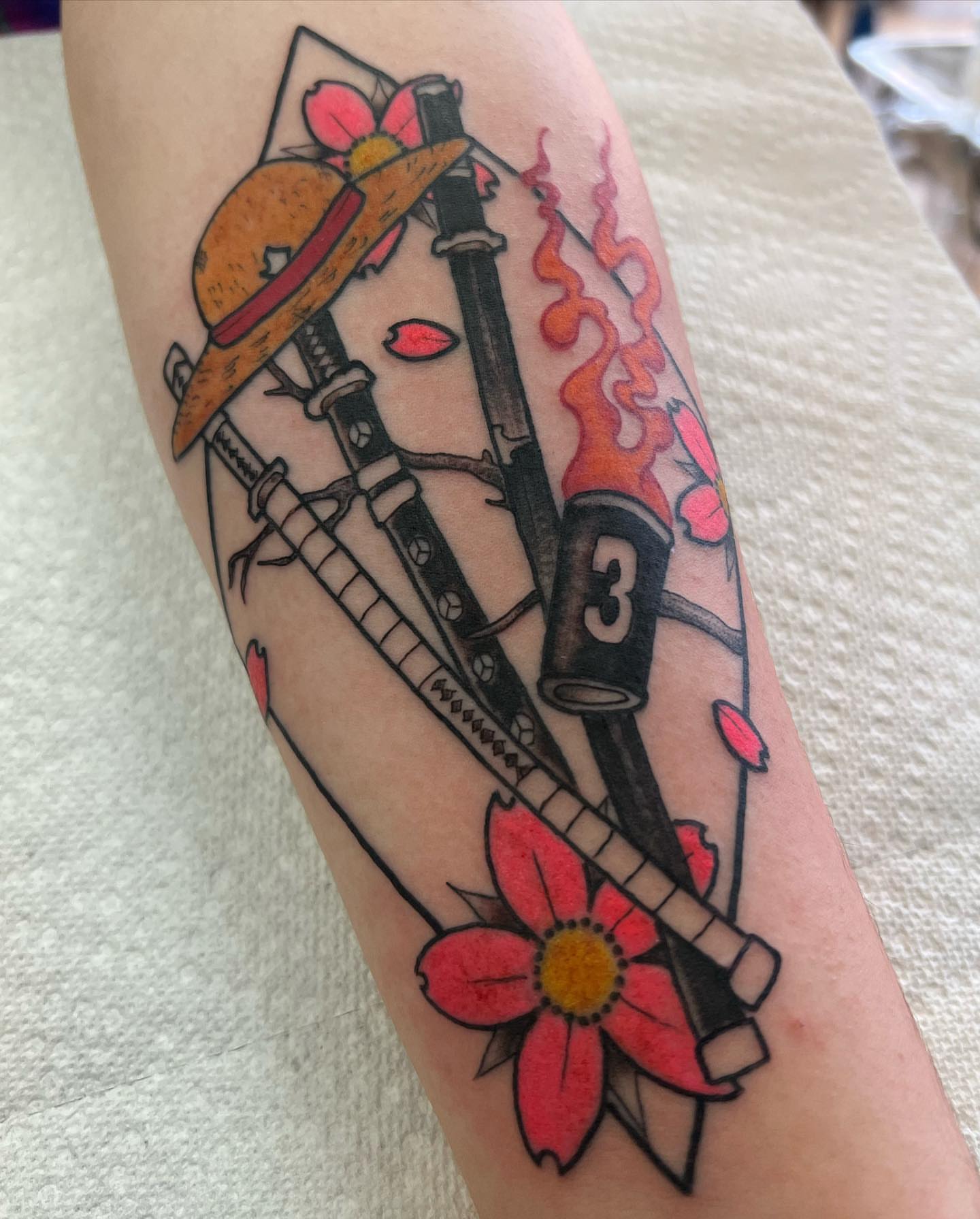 Tattoo by @theclovengnome — american_traditional, dotwork