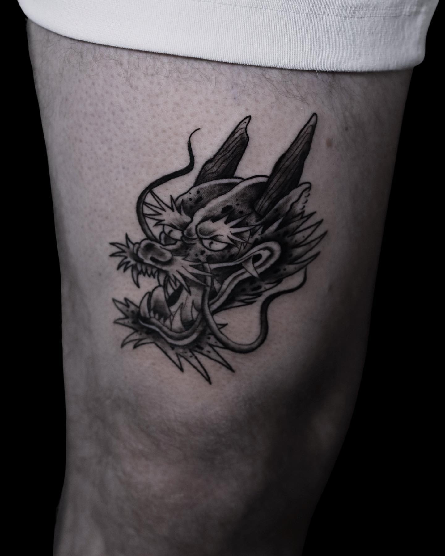 Tattoo by @alex_suarez303 — black_and_grey