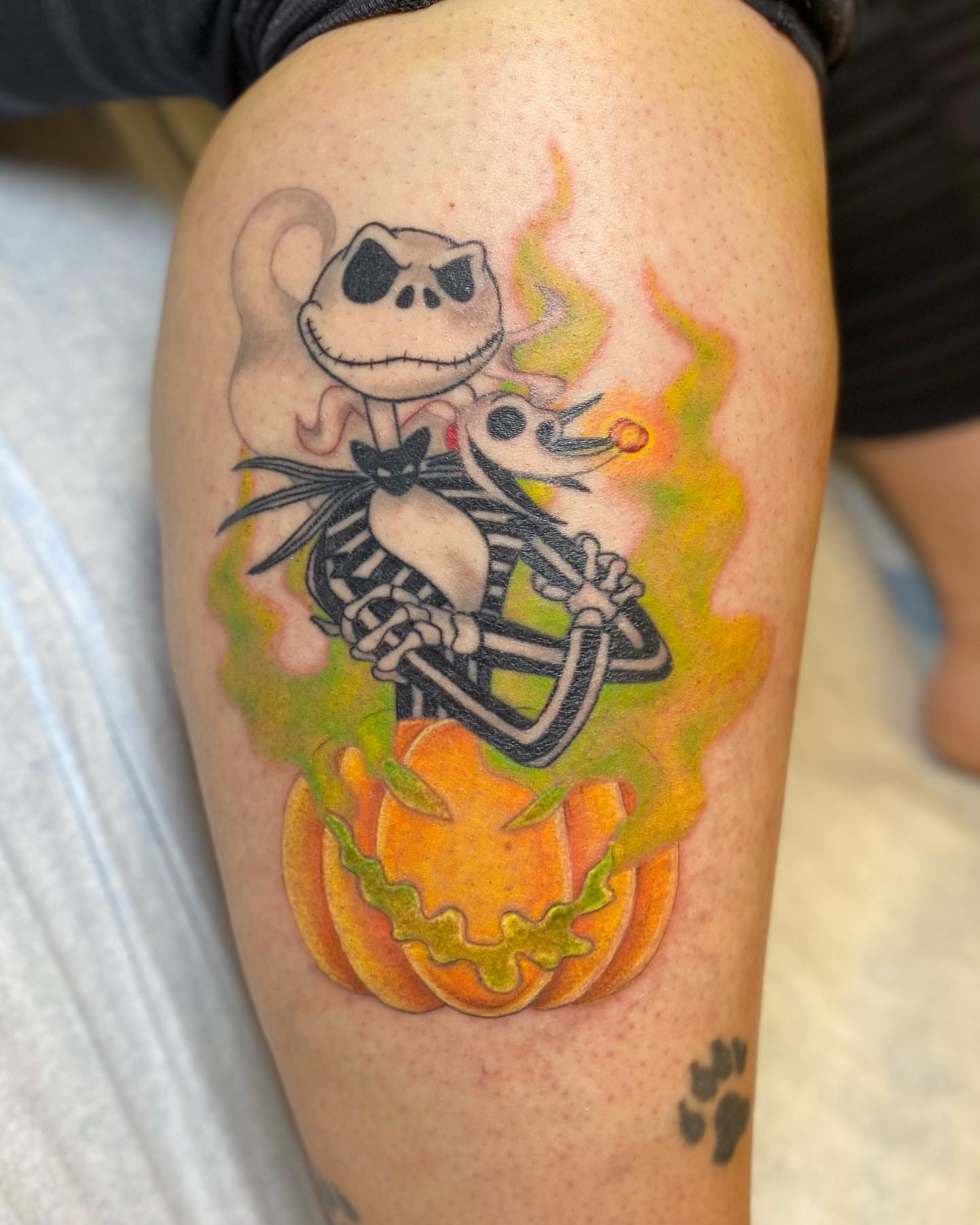 Tattoo by @alleybangarang — dotwork, dark_realism