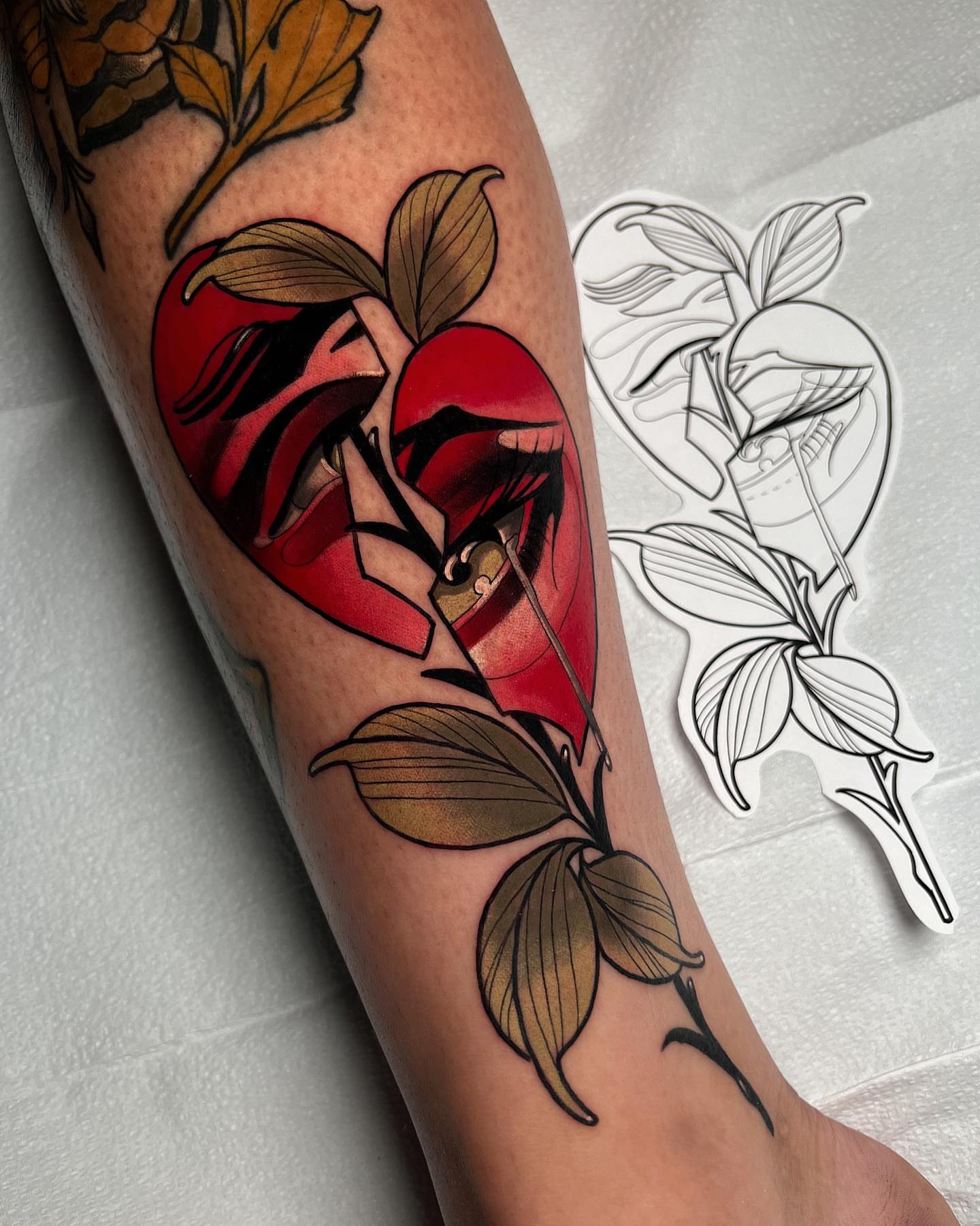 Tattoo by @robiscoffee — american_traditional
