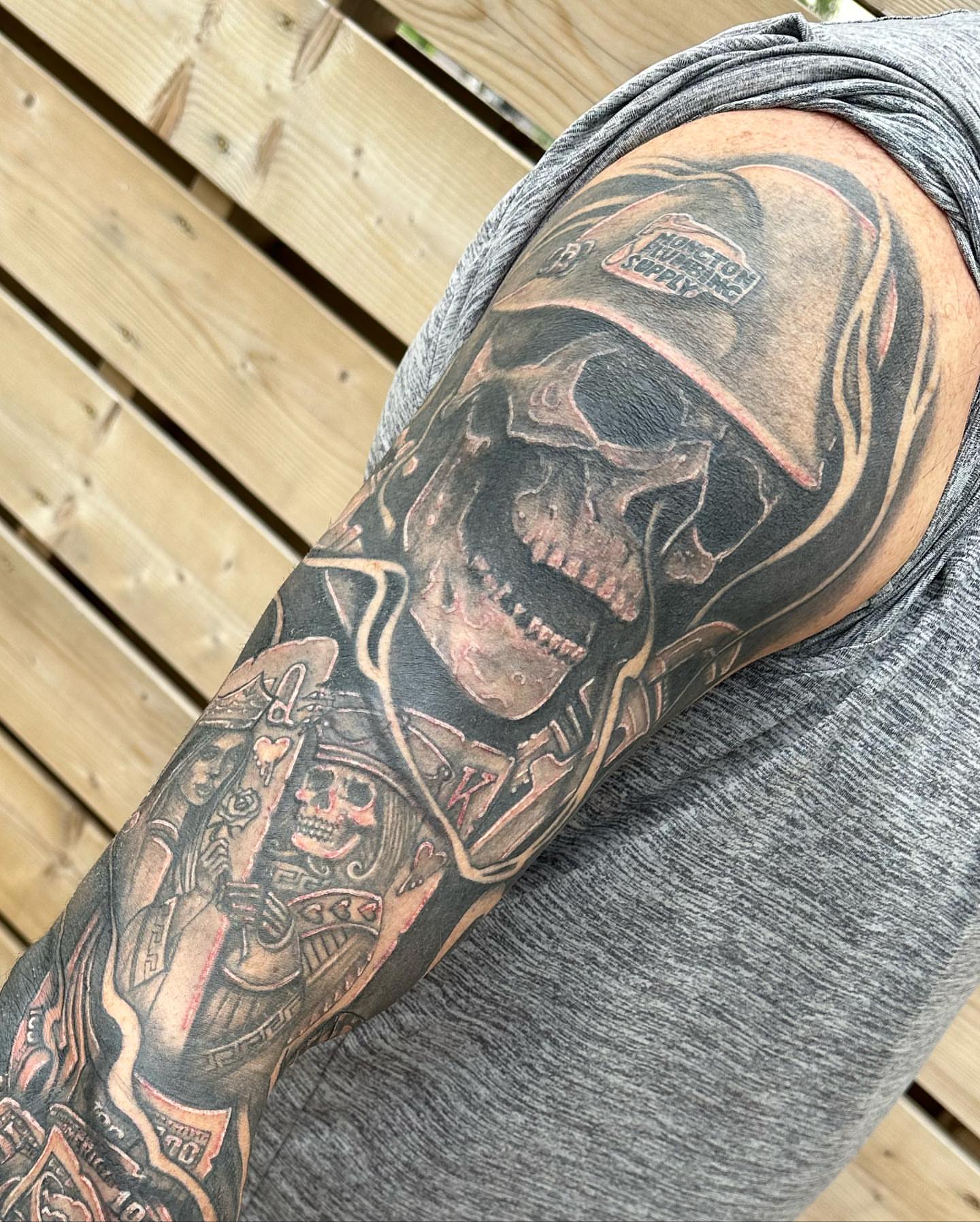 Tattoo by @thezaptrap — realism, dark_realism