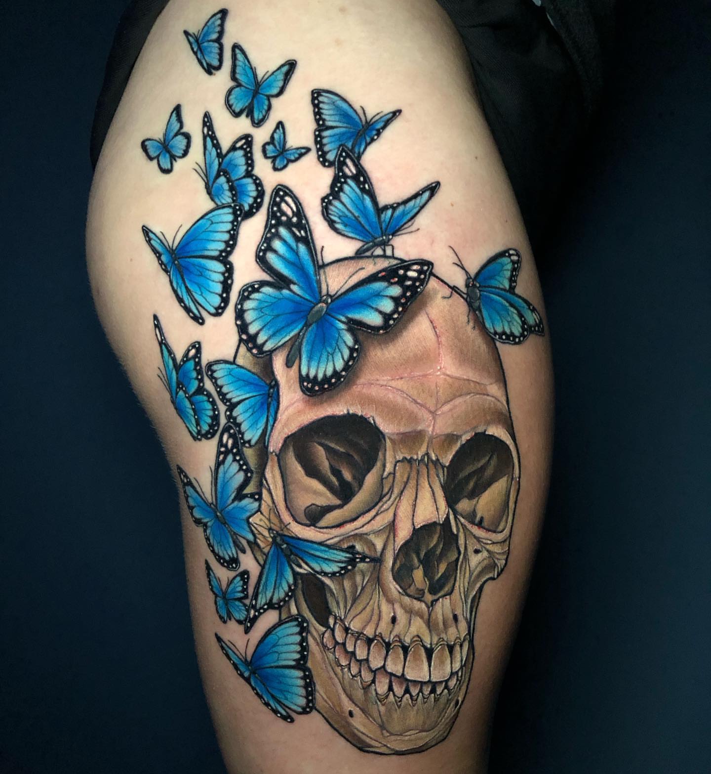 Tattoo by @wtc3art — realism, dotwork