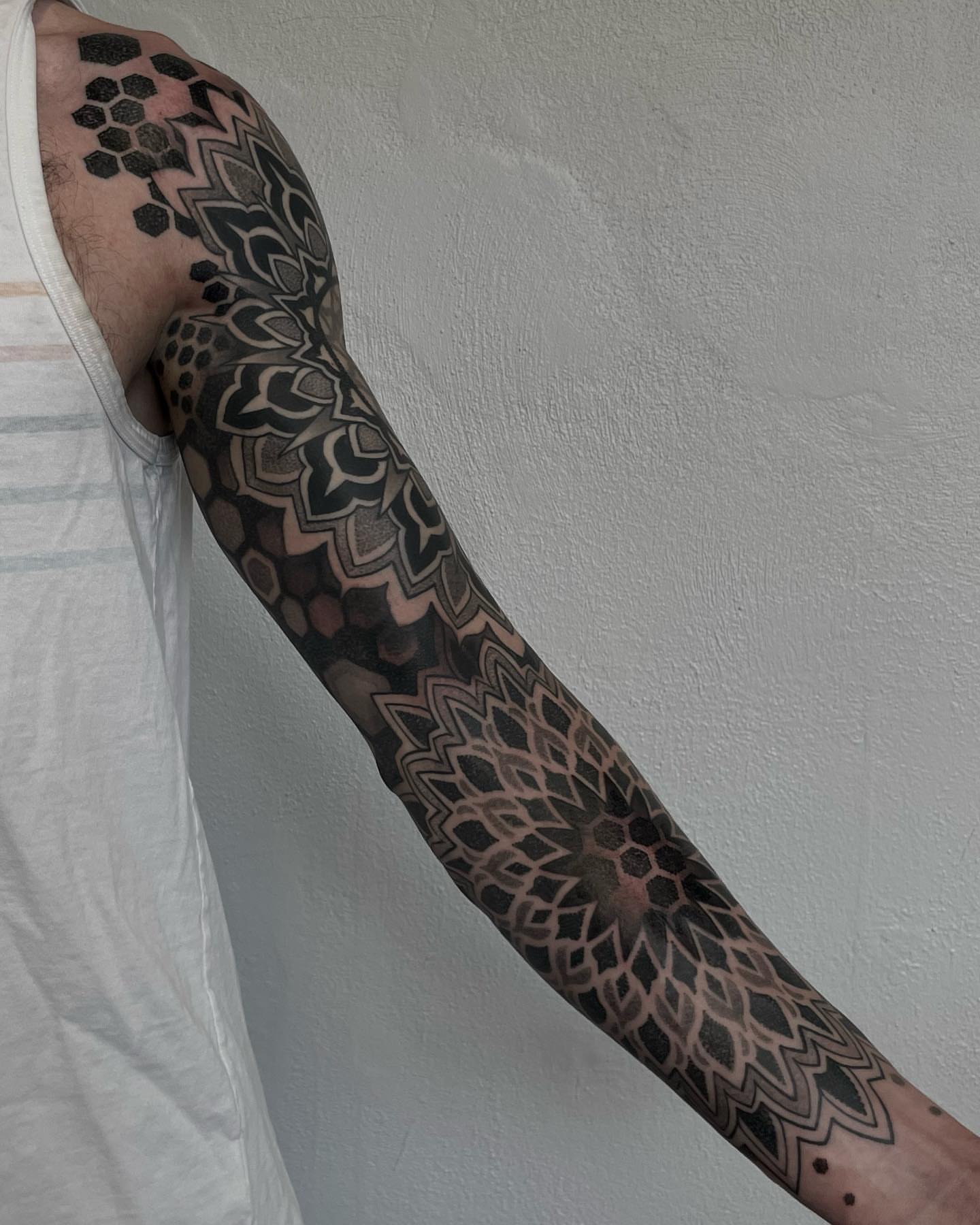 Tattoo by @tattoosbygina — geometric