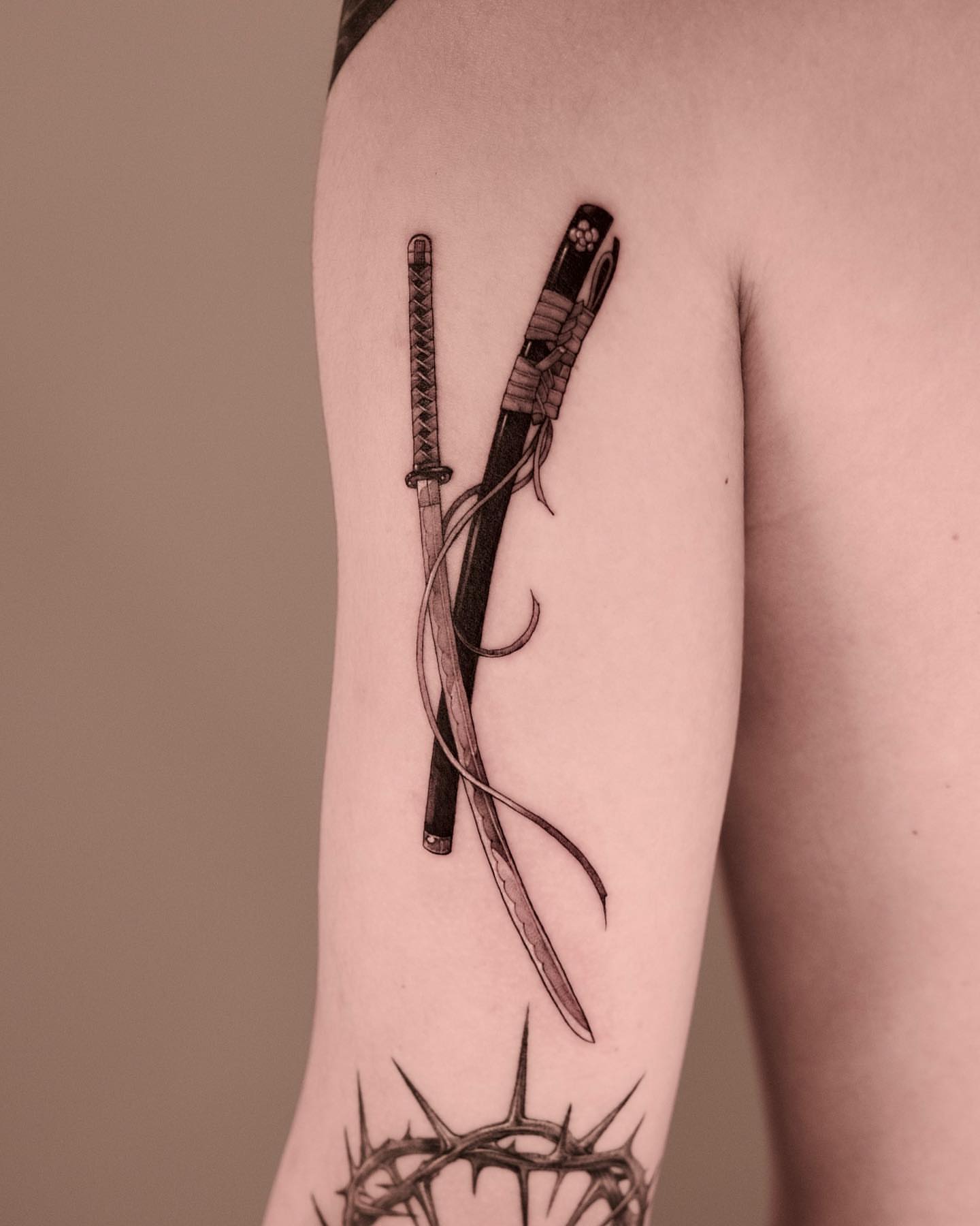 Tattoo by @47volt — black_and_grey