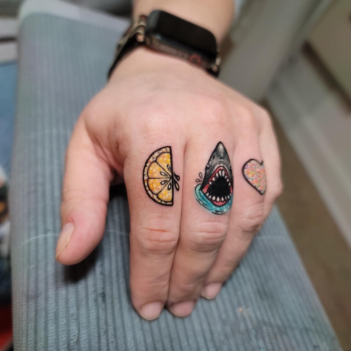 Tattoo by @iamcanada — dotwork, realism