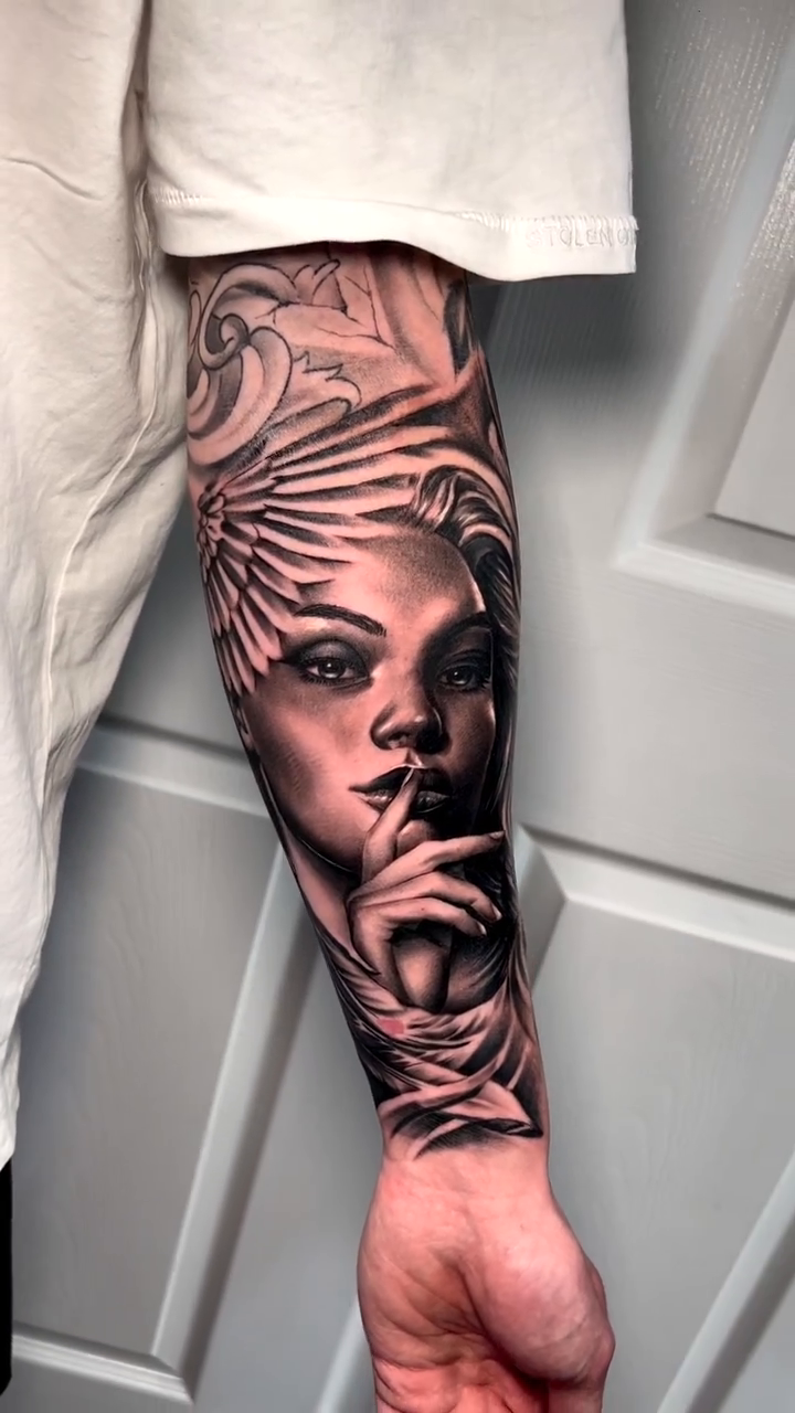 Tattoo by @onytattoos — realism, black_and_grey